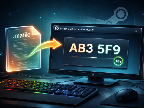 Вход в Steam с .mafile через SDA — инструкция